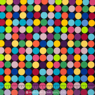 ColorWorks Concepts - Phase II Stop Lights Black Multi Yardage