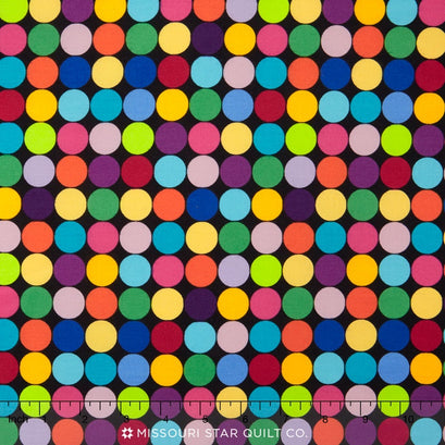 ColorWorks Concepts - Phase II Stop Lights Black Multi Yardage