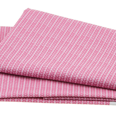 Knitting Nook - Rows of Petals Pink 2 Yard Cut