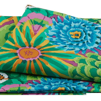 Kaffe Fassett Collective - February 2022 Enchanted Green 108" Wide 3 Yard Cut