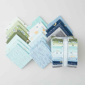 Cozy Cotton Flannels - Over the Moon Glacier Colorstory Fat Quarter Bundle