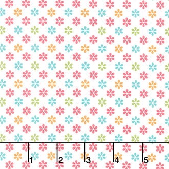Flower Power - Funky Fresh Cloud Yardage