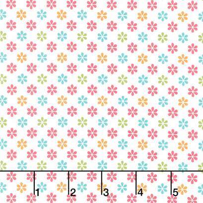 Flower Power - Funky Fresh Cloud Yardage