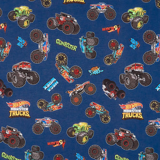 Hot Wheels Monster Trucks - Trucks Navy Yardage