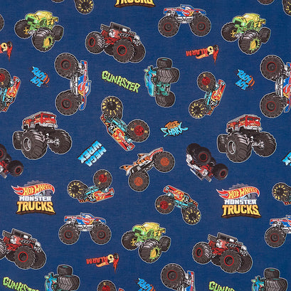 Hot Wheels Monster Trucks - Trucks Navy Yardage