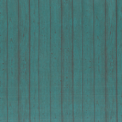Quiet Reflections Wooden Plank - Teal Bridgewater Yardage