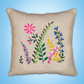 Wildflowers Crewel Embroidery Pillow Kit
