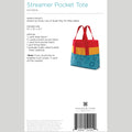 Digital Download - Streamer Pocket Tote Pattern by Missouri Star
