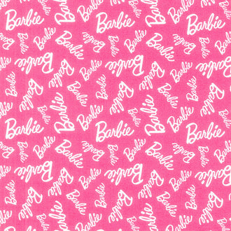 Barbie Girl - Toss Hot Pink Yardage