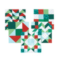 Missouri Star Iron-on Fabric - Christmas Patchwork Quilt Blocks