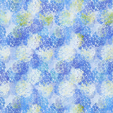 Garden of Dreams II - Blooms Blue Yardage Primary Image