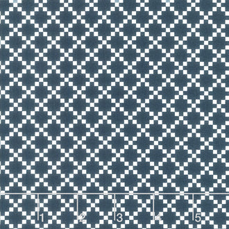 Dwell - Nine Patch Navy Yardage