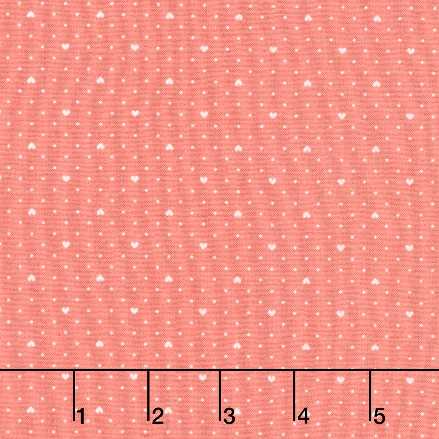 Lighthearted - Heart Dot Pink Yardage Primary Image