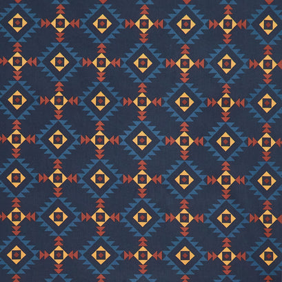 Santa Fe - Triangles Navy Yardage