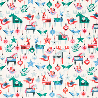 Christmas in the City - Winter Wishes White Yardage