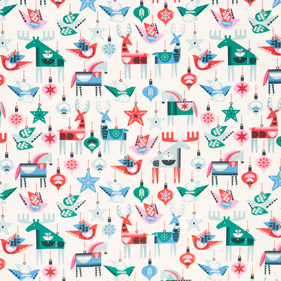 Christmas in the City - Winter Wishes White Yardage