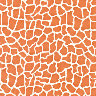 Baby Safari - Giraffe Print Rust Yardage
