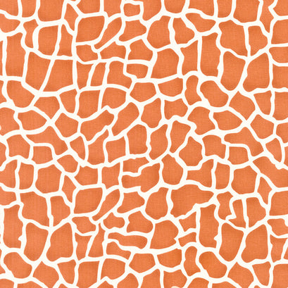 Baby Safari - Giraffe Print Rust Yardage