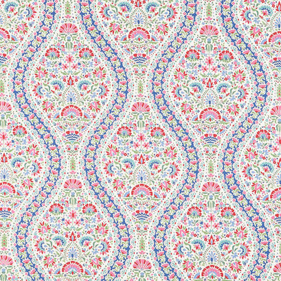 Pie in the Sky - Whimsybird Blue Yardage