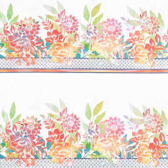 Garden of Dreams II - Floral Border Multi Yardage