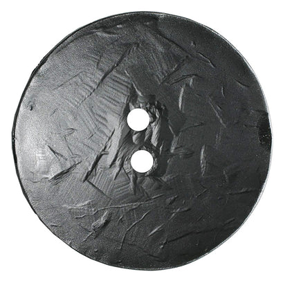 Round Polyamide 60mm Button - Black