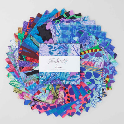 Kaffe Fassett Collective - August 2023 Cool Colorway Charm Pack