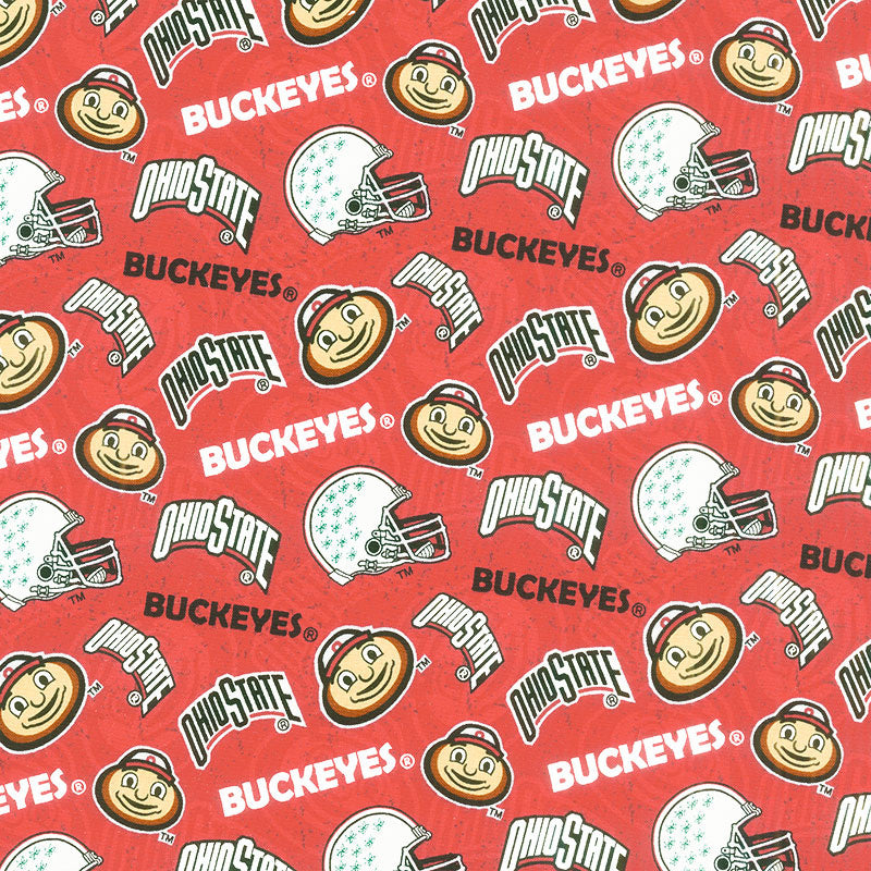 NCAA - Ohio State Tone on Tone Red Yardage Primary Image