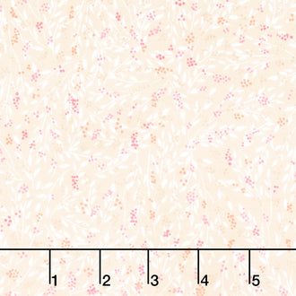 Unicorn Meadow - Sprigs Cream Yardage