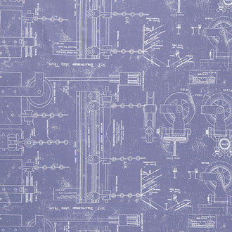 Art Journal - In the Wings Denim Yardage
