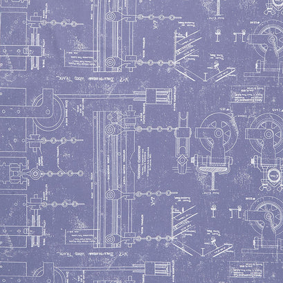 Art Journal - In the Wings Denim Yardage