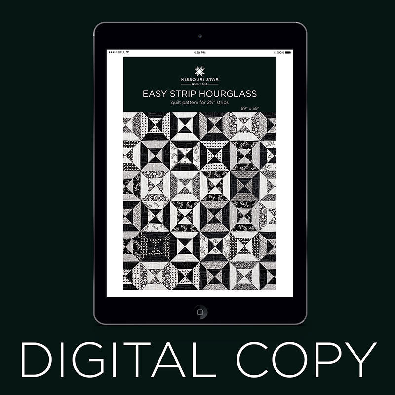 Digital Download - Easy Strip Hourglass Quilt Pattern by Missouri Star Primary Image