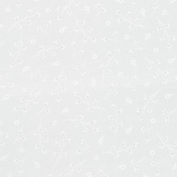 Kimberbell 108" Quilt Backing - Pretty Petals Light Grey Yardage Primary Image