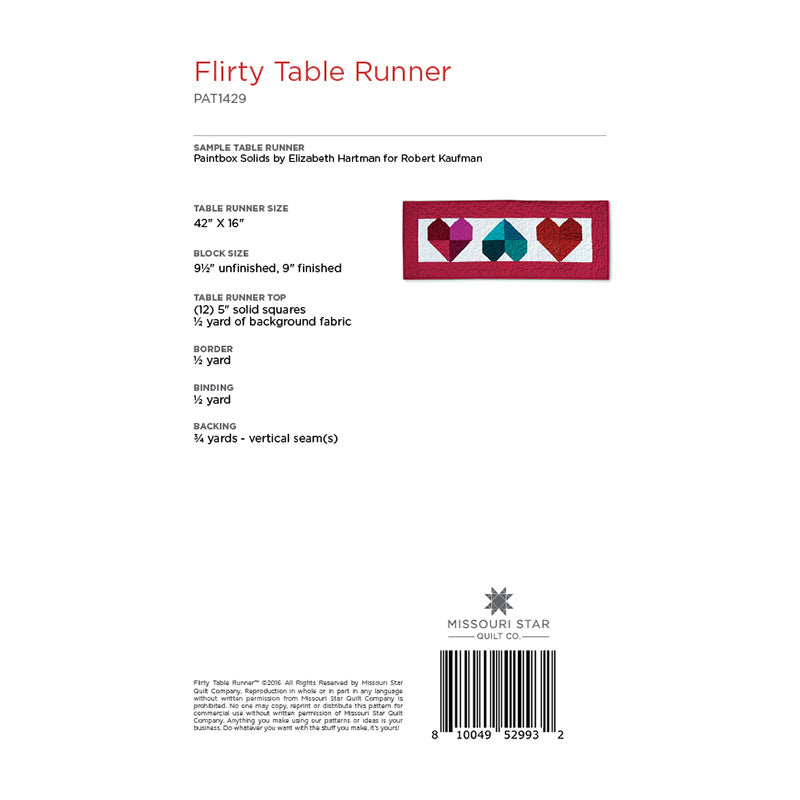 Flirty Table Runner by Missouri Star Alternative View #1
