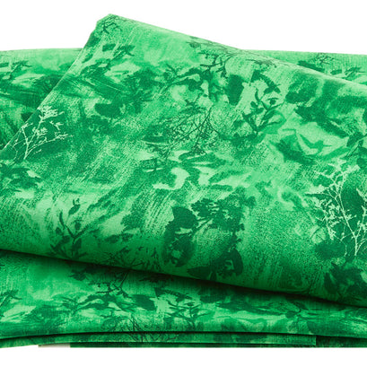 Lumina - Abstract Foliage Green 108" Wide 3 Yard Cut