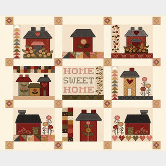 Home Sweet Home - Home Sweet Home Cream Panel Yardage