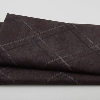 Time Spent - Distressed Basic Black Brown 2 Yard Cut