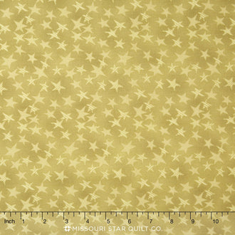 Buggy Barn Basics - Light Green Star Yardage