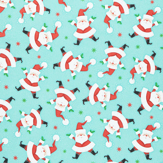 Bright Christmas - Christmas Spirit Aqua Yardage