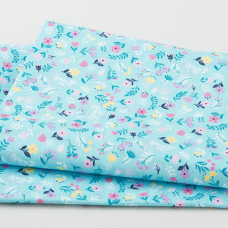 Embrace the Magic - Floral Turquoise 2 Yard Cut
