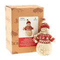 Jim Shore Heartwood Creek Nordic Noel Snowman in Sweater Figurine Alternative View #1