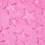 Luxe Cuddle® - Stars Hot Pink Yardage Primary Image