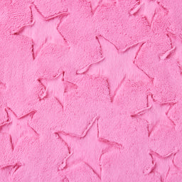 Luxe Cuddle® - Stars Hot Pink Yardage Primary Image