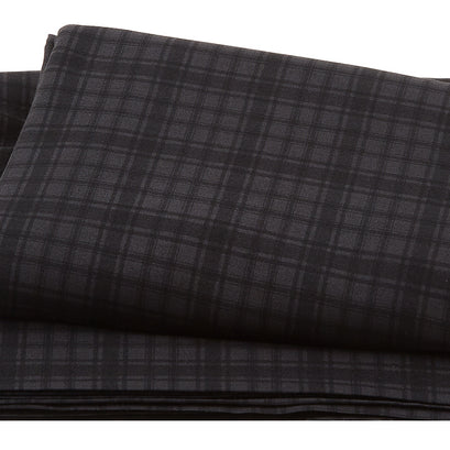 Peppermint Parlor - Plaid Black 3 Yard Cut