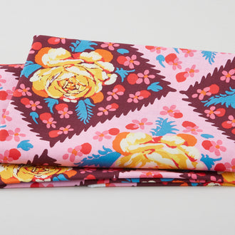 Fluent - Rose Tile Plum 2 Yard Cut