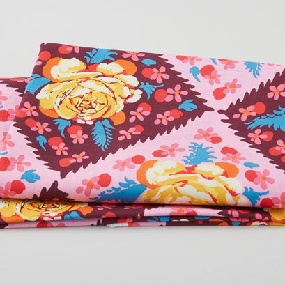 Fluent - Rose Tile Plum 2 Yard Cut