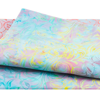 Floralicious Batiks - Leaf Tendirls Cupcake 2 Yard Cut