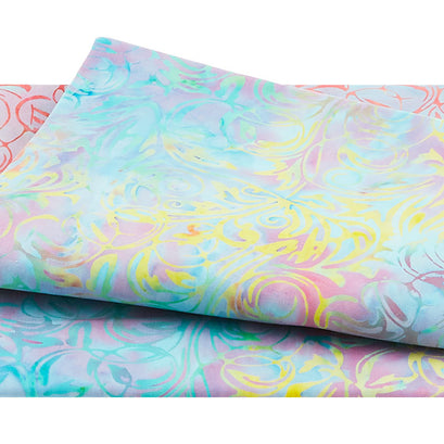 Floralicious Batiks - Leaf Tendirls Cupcake 2 Yard Cut