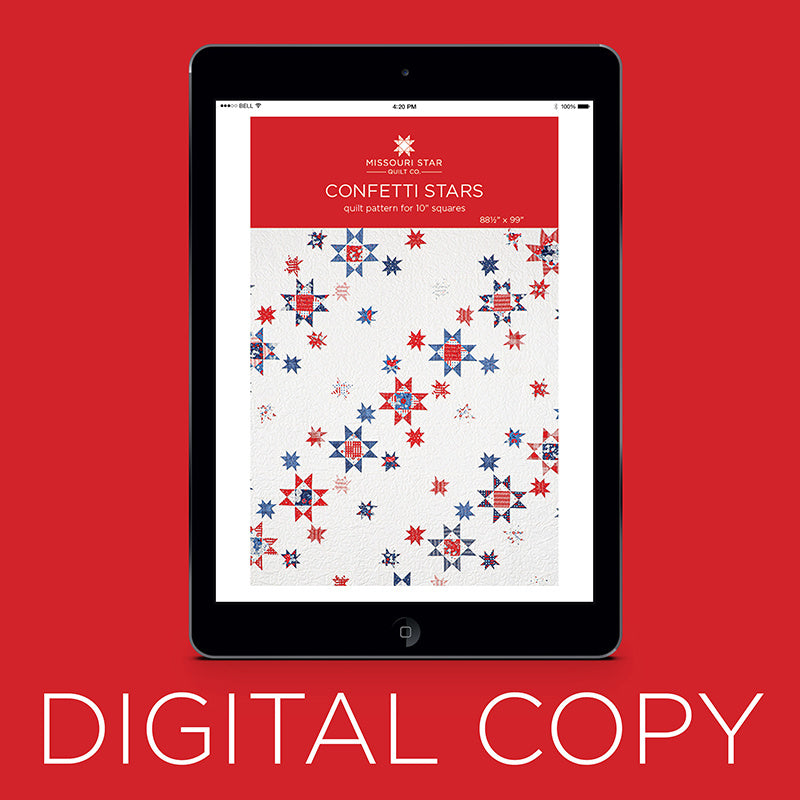 Digital Download - Confetti Stars Quilt Pattern by Missouri Star Primary Image