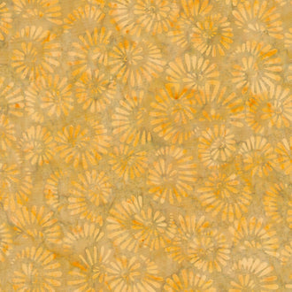 Expressions Batiks - Elementals Honey Mustard Yardage
