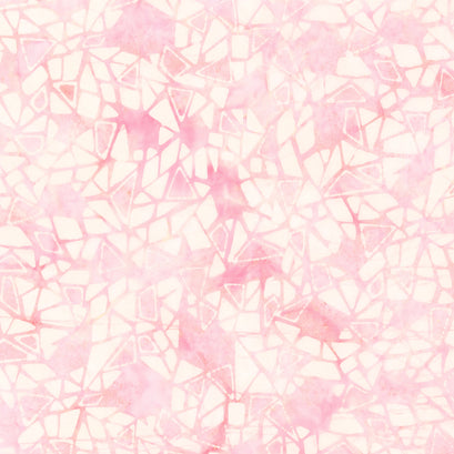 Tonga Batiks - Abstract Geo Shapes Melon Yardage
